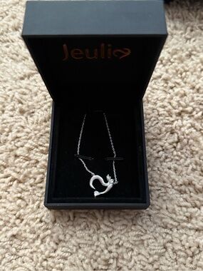 Jeulia Silver Mermaid Pendant Necklace - Sterling Silver